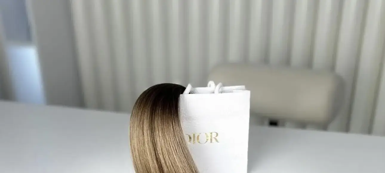 Cabello donante seleccionado